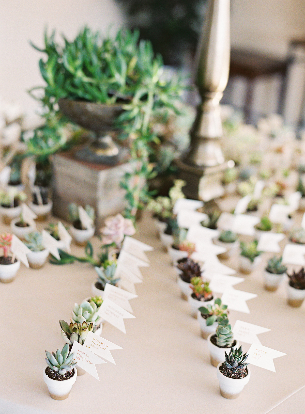 13 Ways to Make Your Escort Card Table a Design Focus