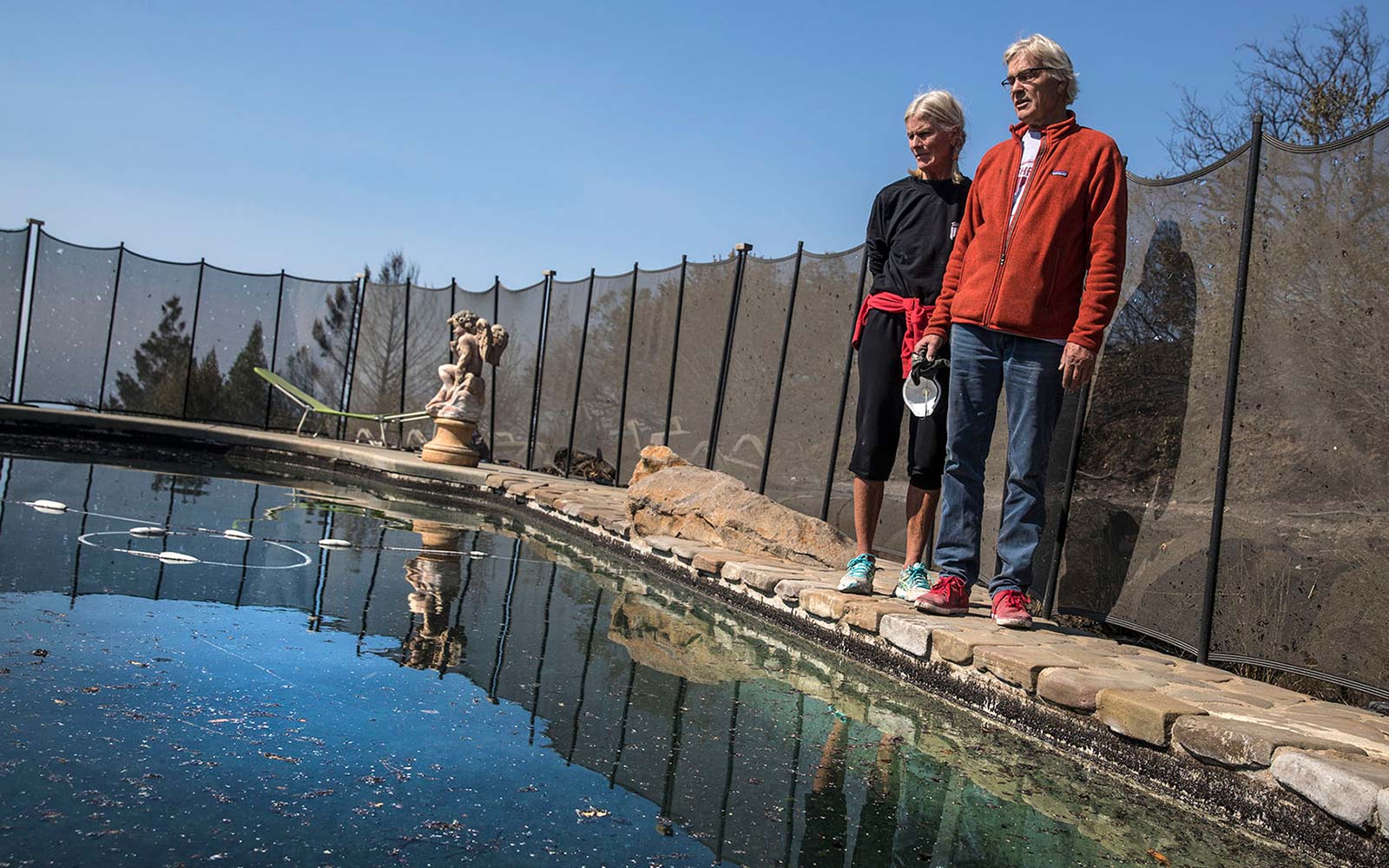 Couple Miraculously Survives California Wildfire in Neighbor's Pool