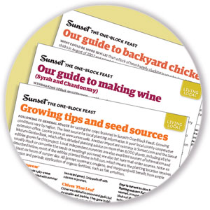 Download printable guides to all our projects, from bees to cheese