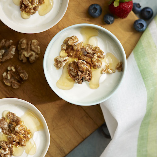 Greek Yogurt with Walnuts & Honey