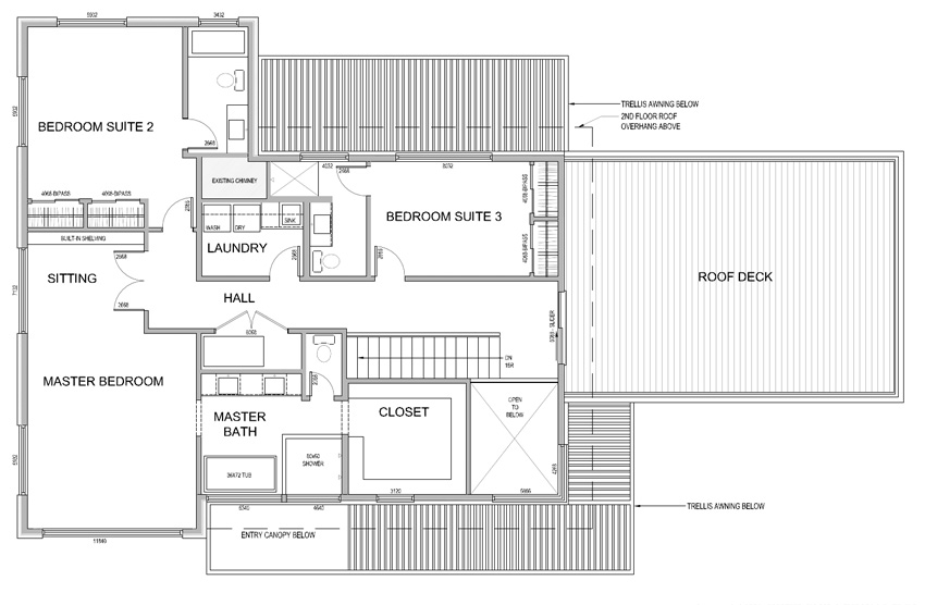 2015 Sunset Idea House Floor Plan - Second Floor