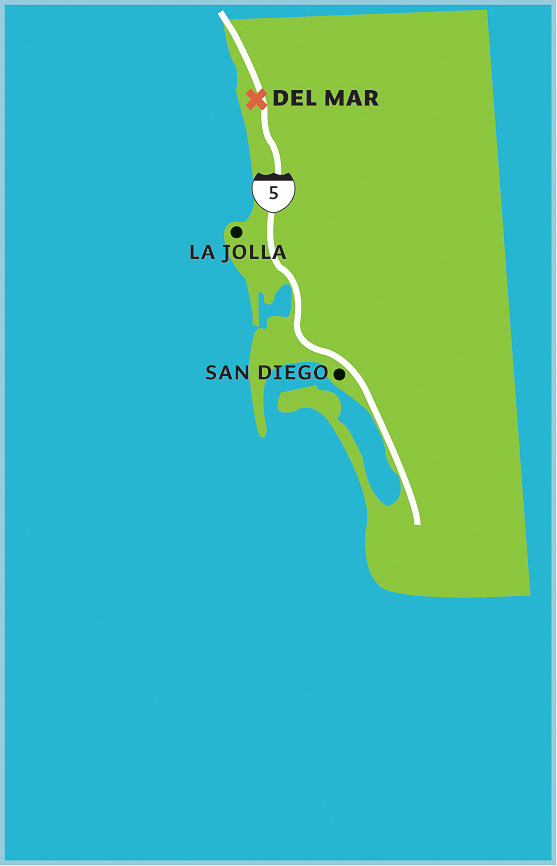 Del Mar map