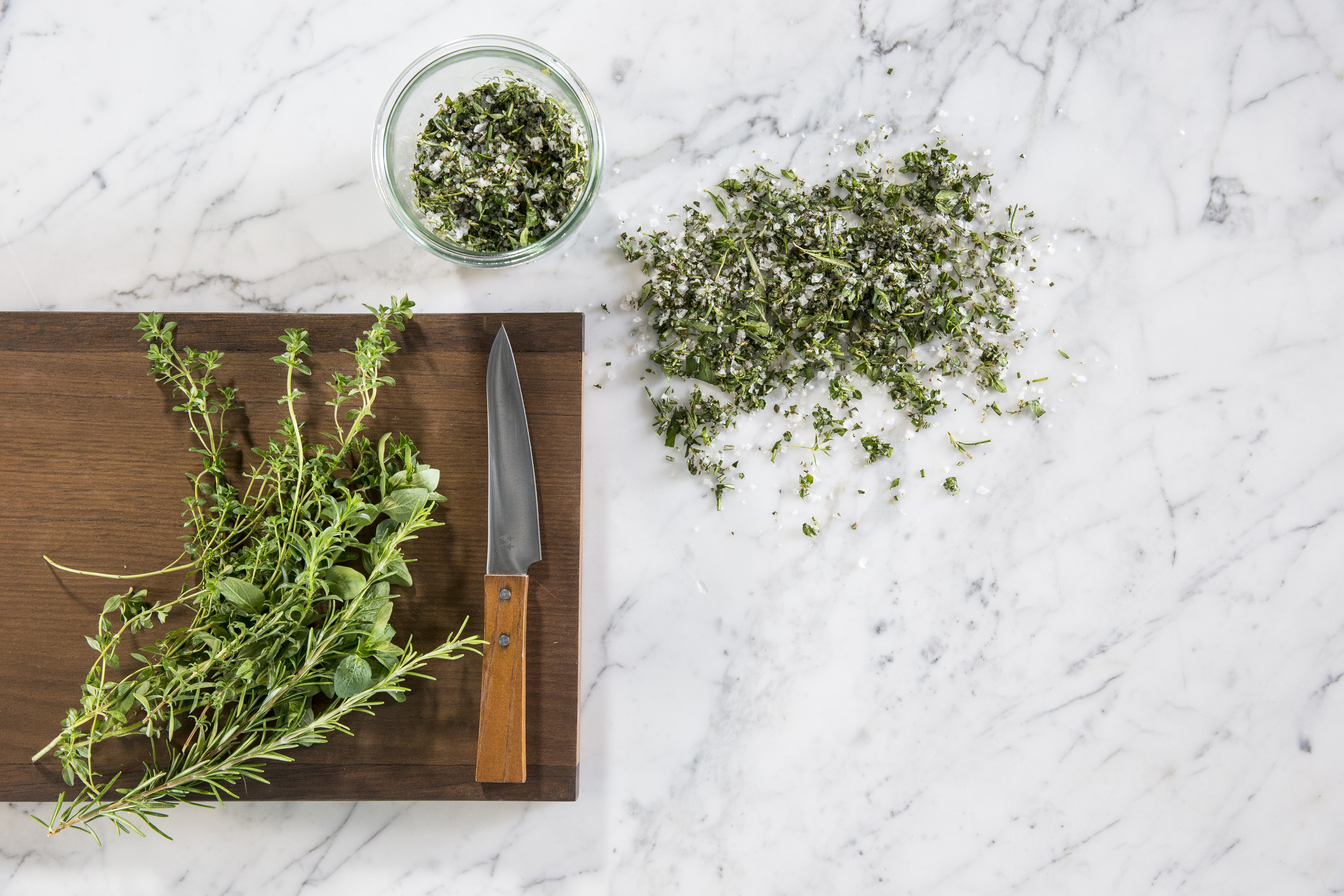 How to Make Salt-Preserved Herbs