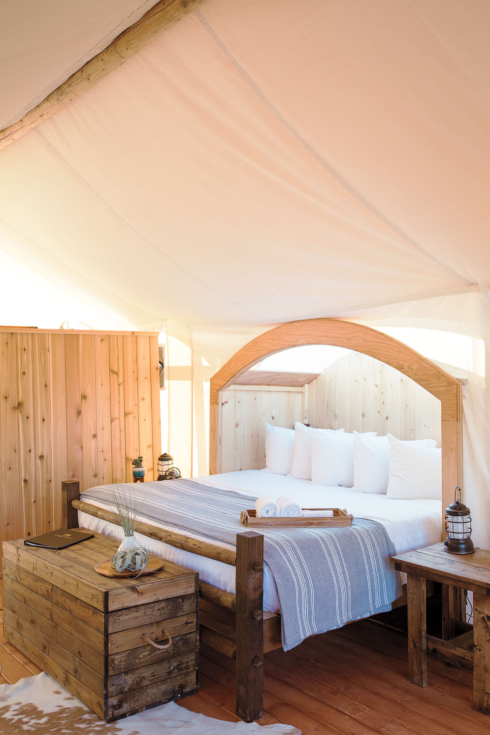 Under Canvas Zion Glamping Tent