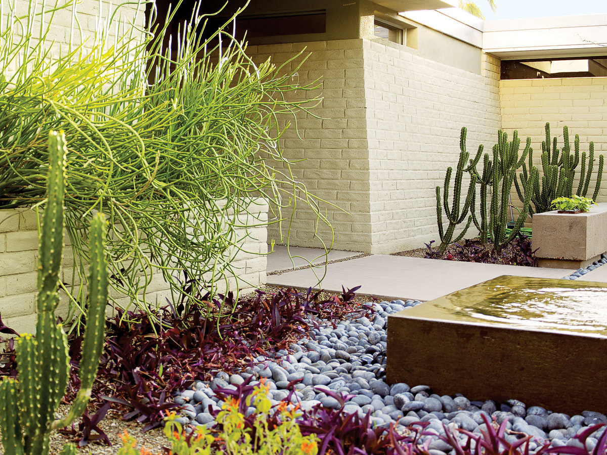 front yard fountain