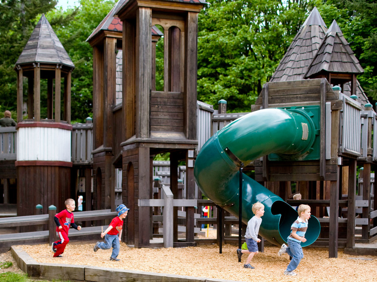 All-volunteer-built playground