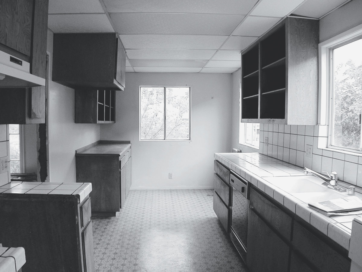 Before: Bold kitchen remodel