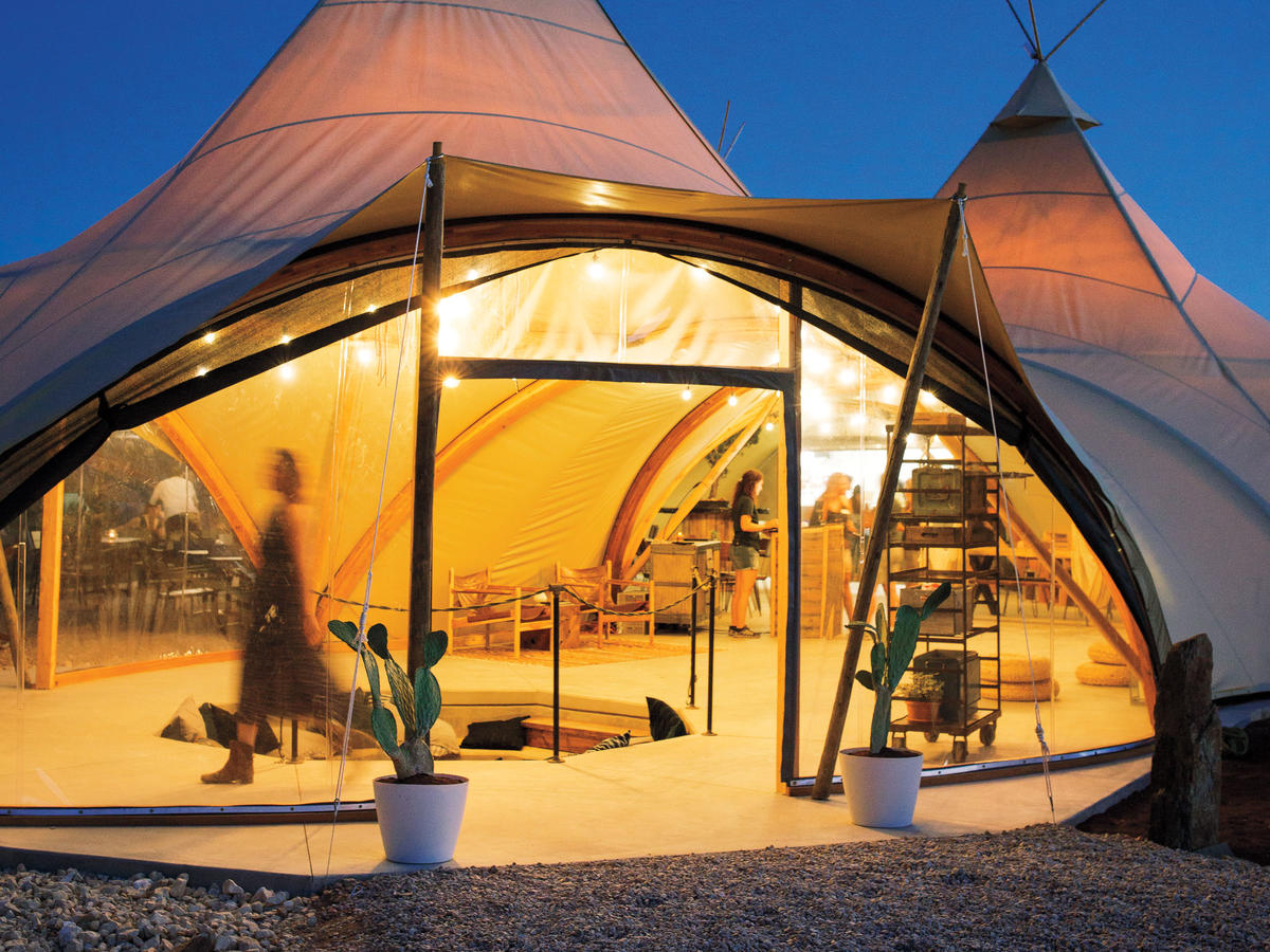 Under Canvas Zion Lobby Tent