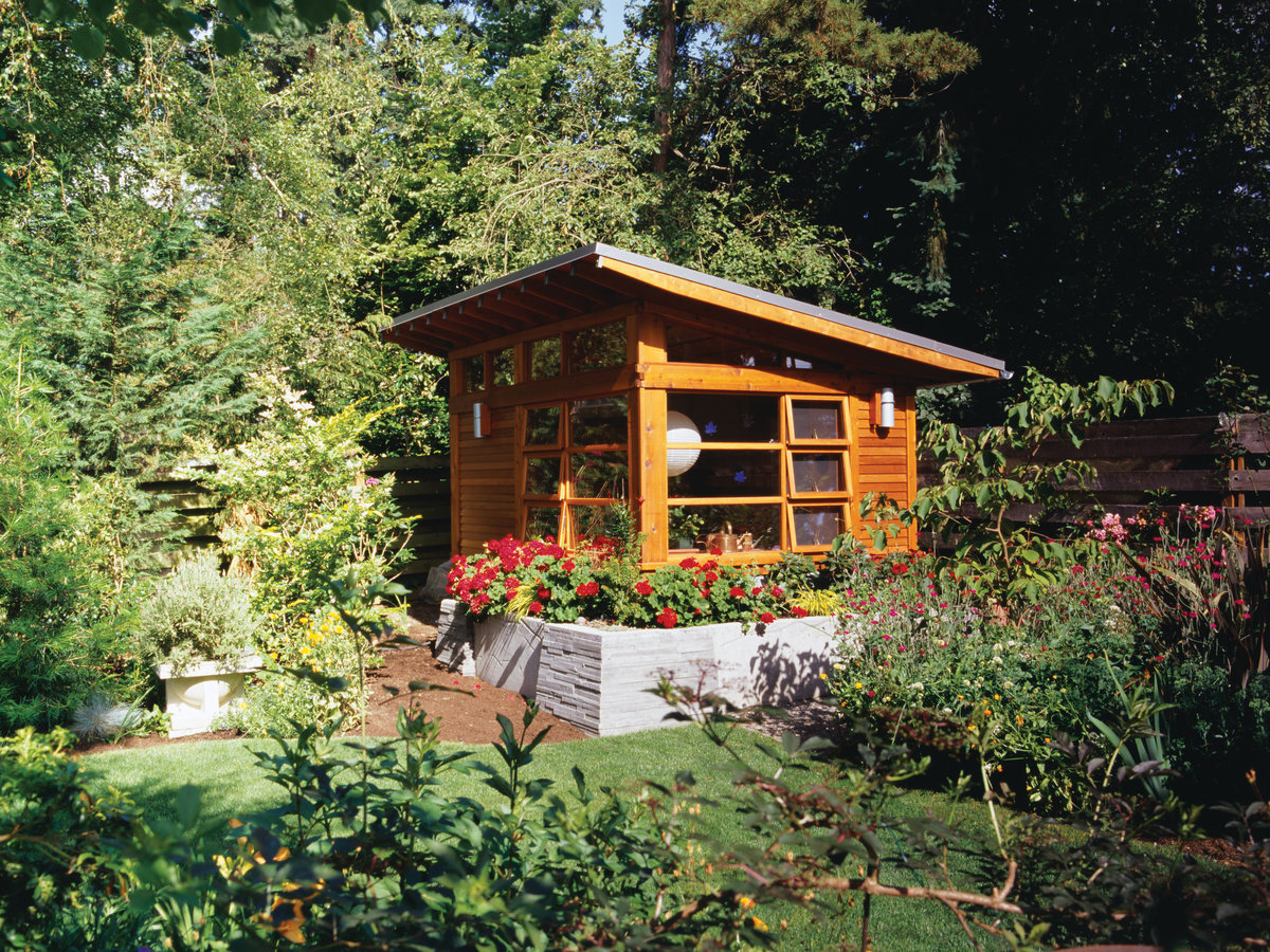 Cozy Garden Shelter Sunset Magazine