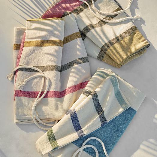 Alfresco Stripe Picnic Throw
