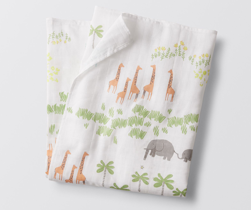 jungle-print-swaddle-blanket