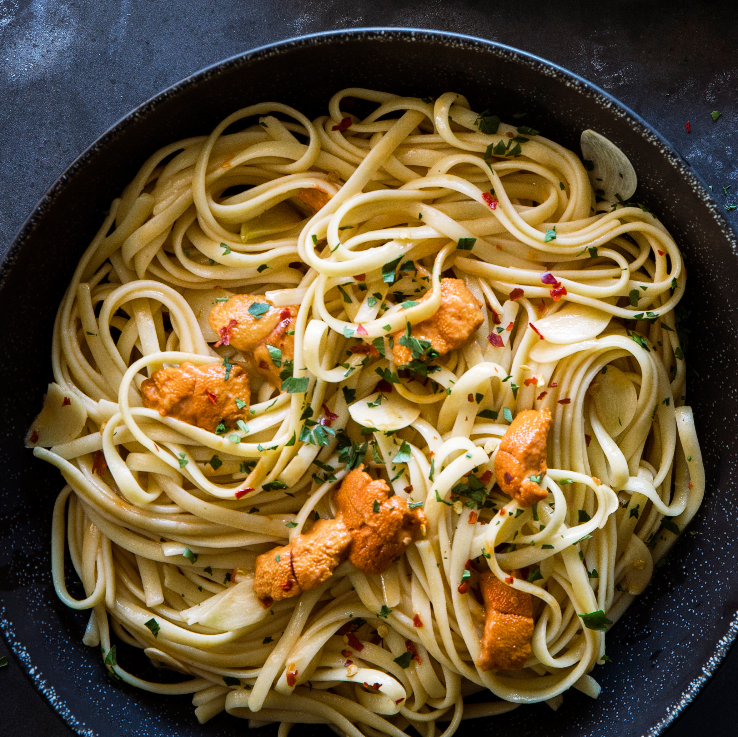 su-Sea Urchin Linguine (Ricci Del Mar Linguine)