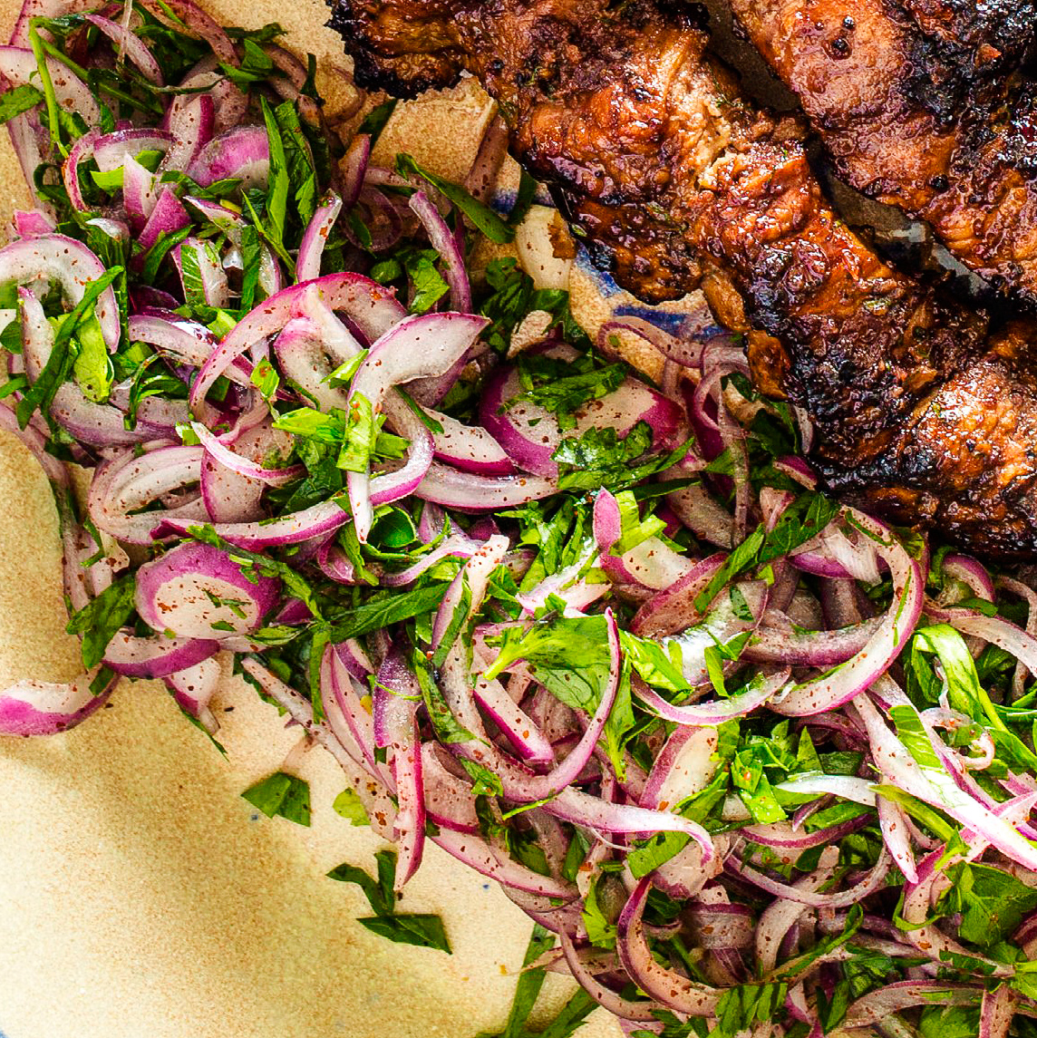 su-Burhan’s Onion-Parsley Salad