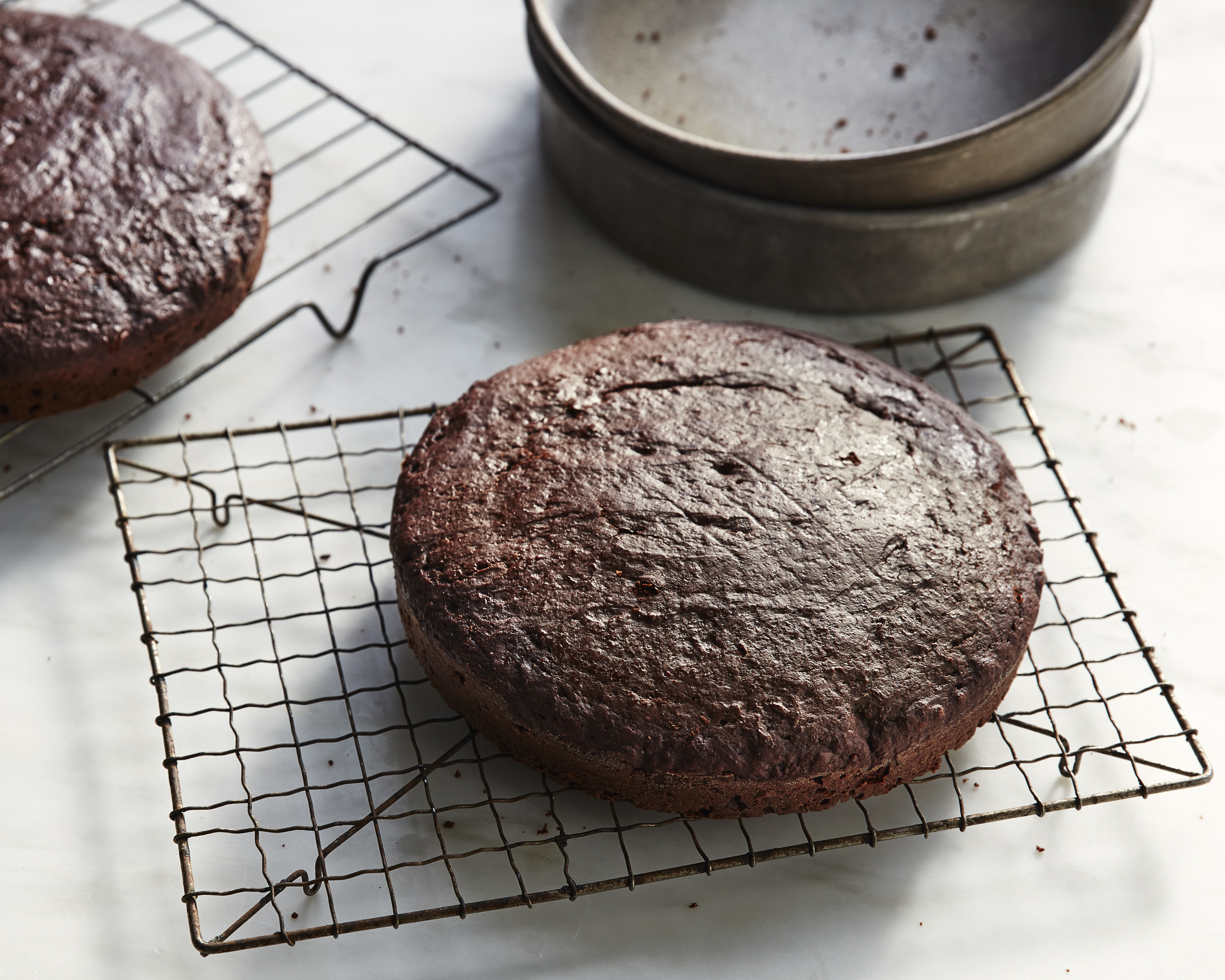 Double-Layer Chocolate Cake Recipe - Sunset Magazine