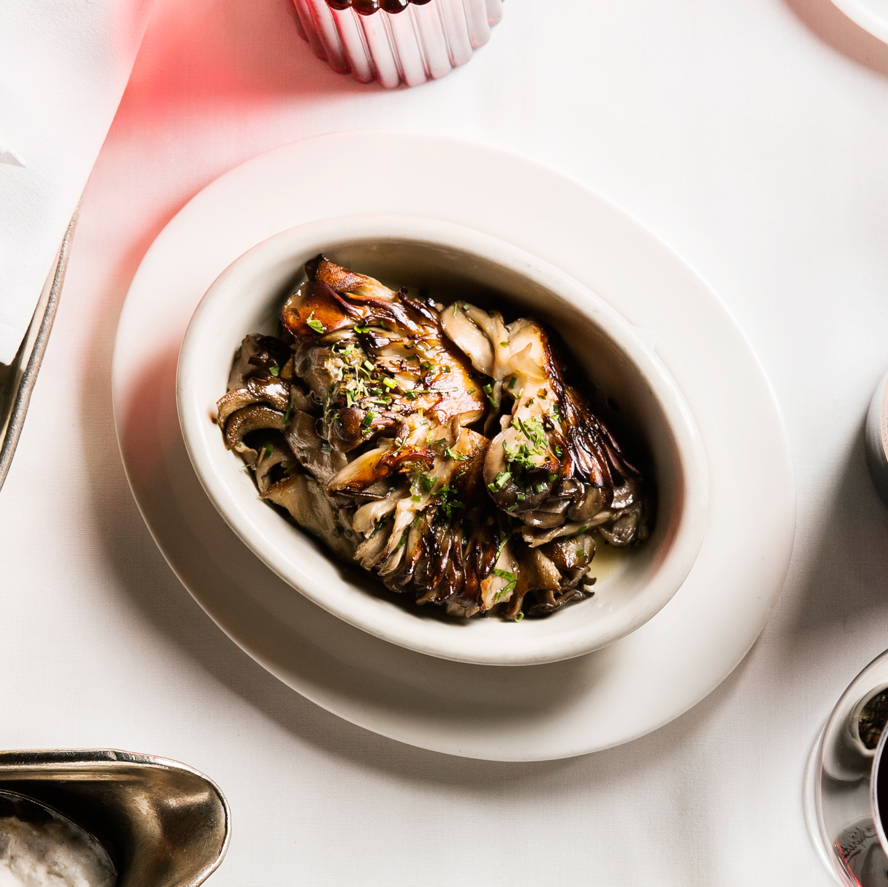 su-Maitake Mushrooms with Thyme and Sherry