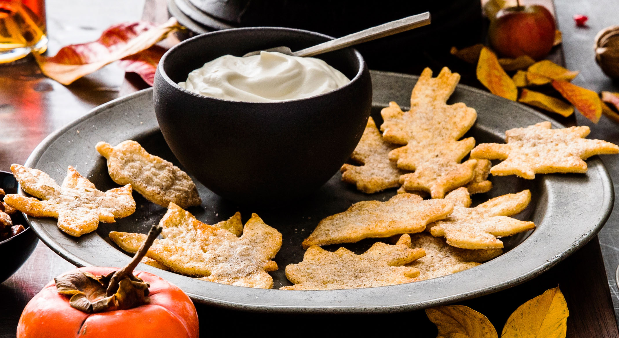 Pie-Crust Leaf Cookies
