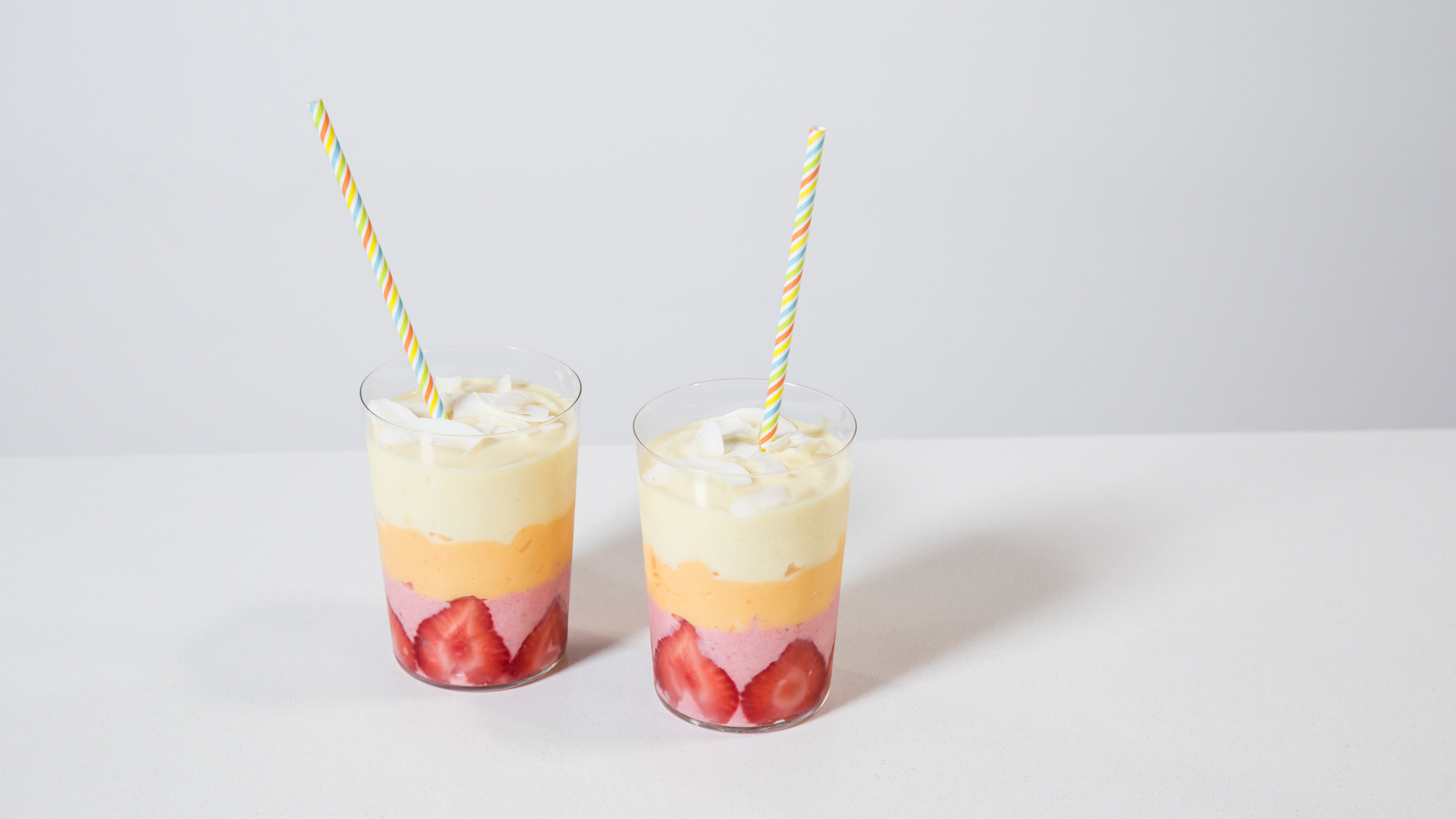 How to Make Sunset Layered Smoothies
