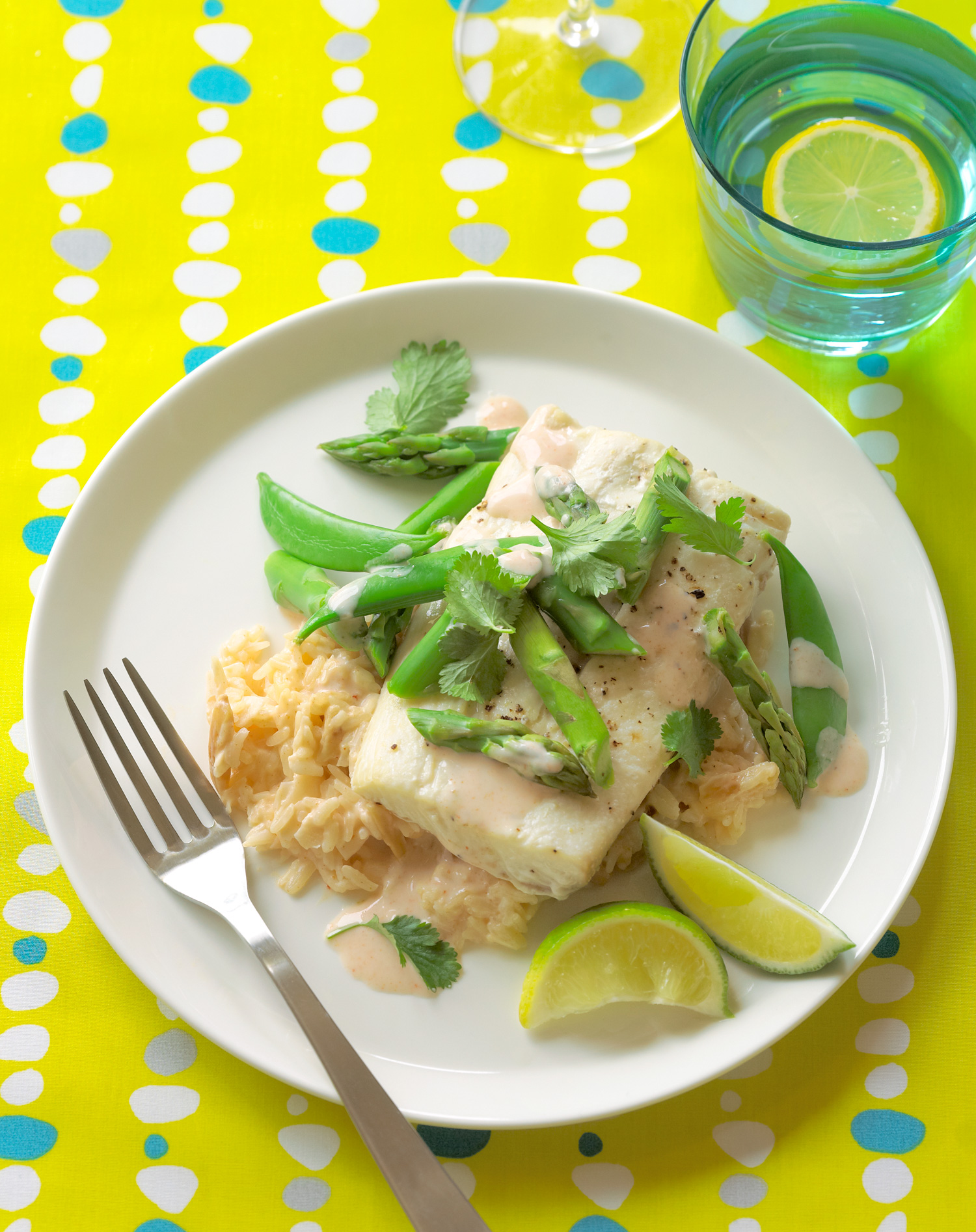 halibut-parchment-packets-with-coconut-almond-rice