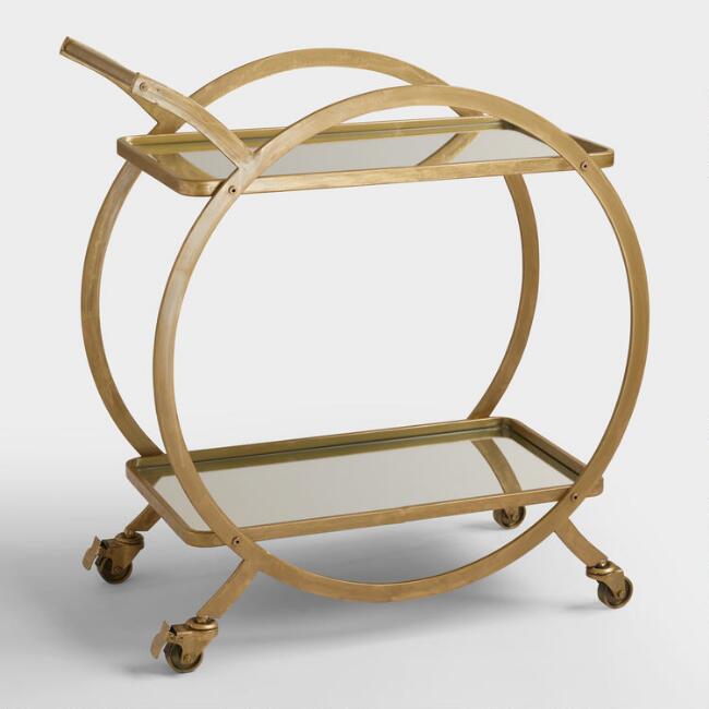 asher-2-tier-gold-rolling-bar-cart
