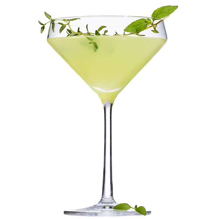 su-Basil-Thyme Gimlet Image