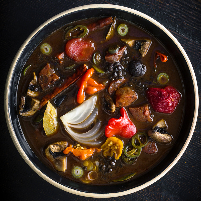 su-Black Garlic and Lentil Soup Image