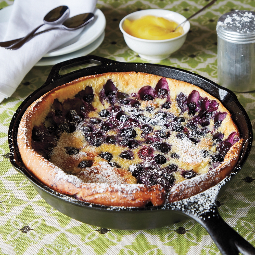 su-Blueberry Dutch Baby with Lemon Curd Image