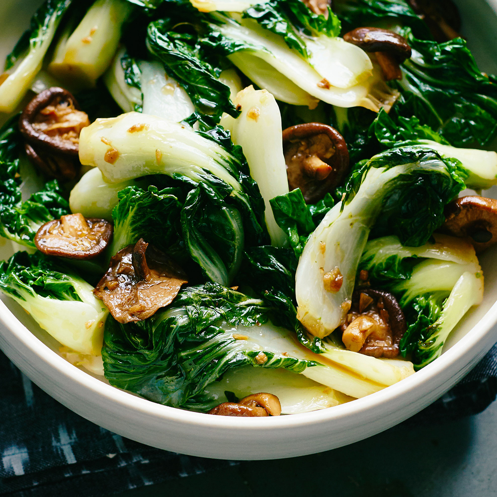 su-Bok Choy and Mushroom Stir-Fry Image