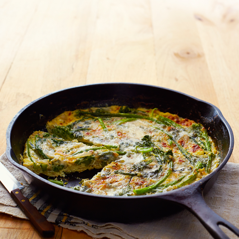su-Broccolini and Blue Cheese Frittata Image