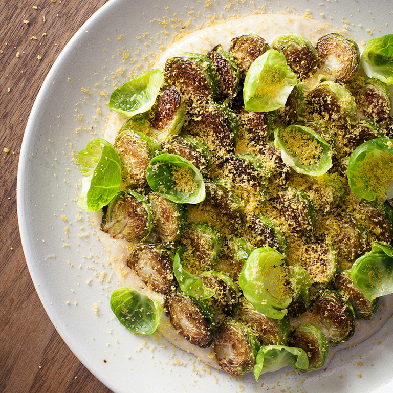 su-Brussels Sprouts with Tonnato Sauce