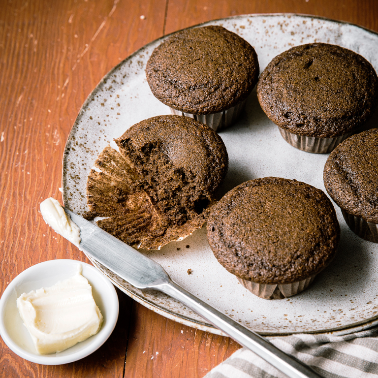 su-Buckwheat Gingerbread Muffins Image