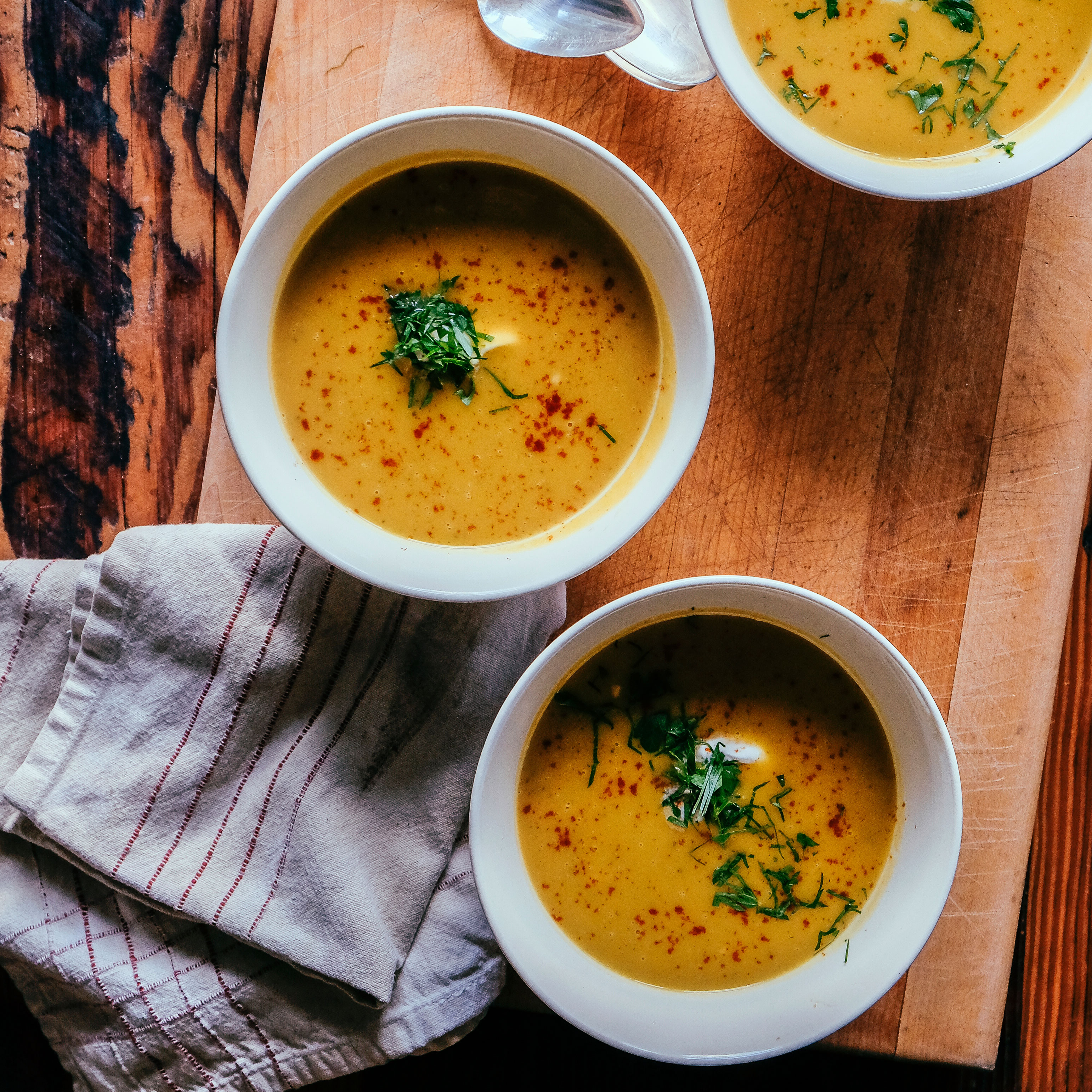 su-Butternut Squash and Corn Soup Image