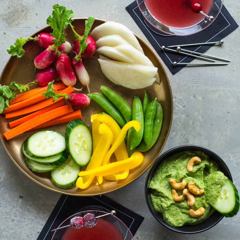 su-Cashew-Lime Cilantro Hummus Image
