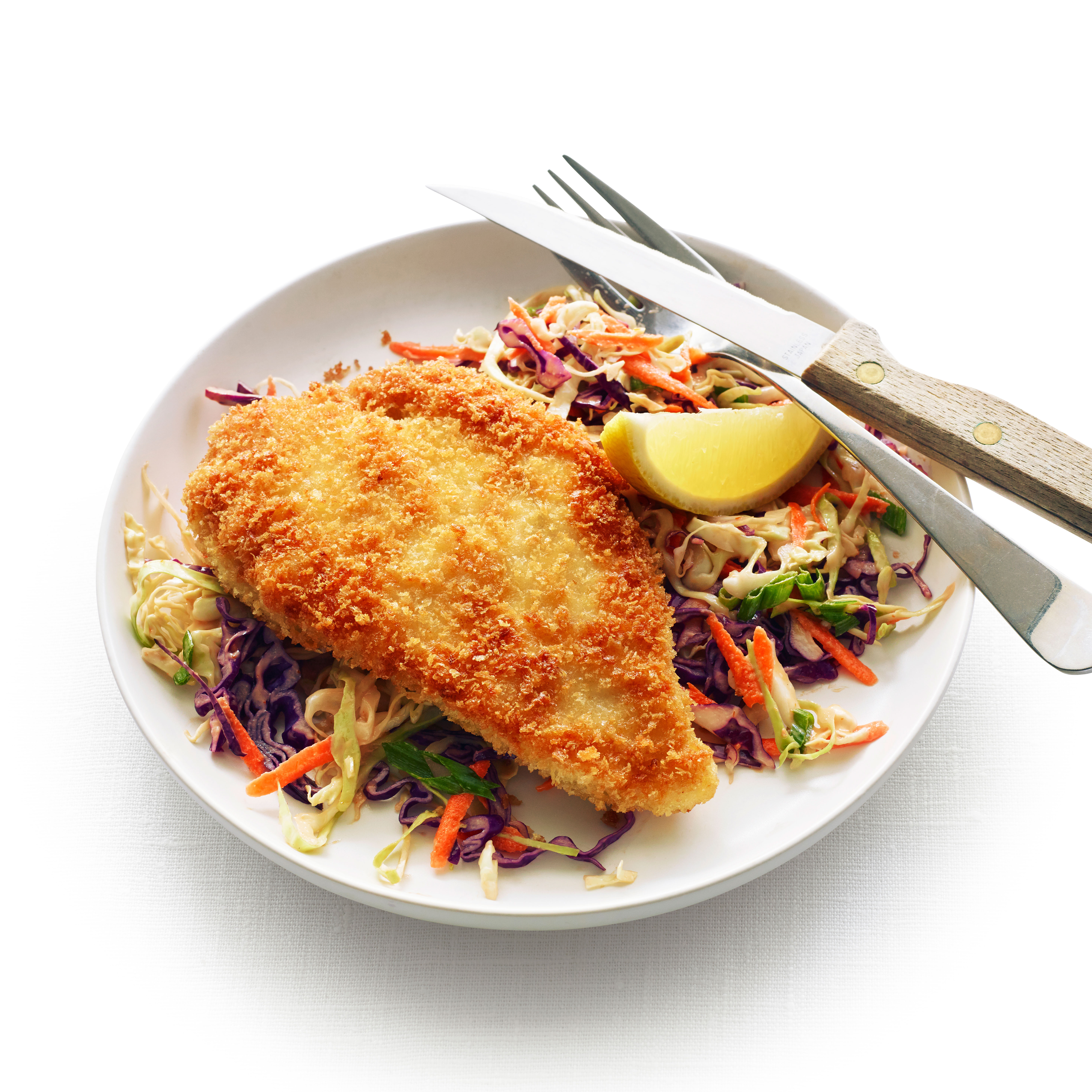 su-Chicken Katsu with Tonkatsu Slaw Image