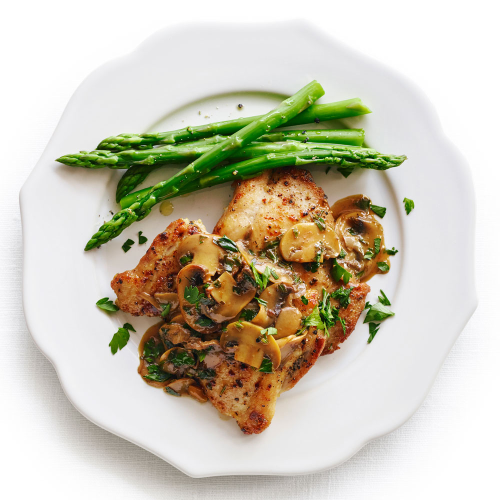 su-Chicken Scaloppine with Mushrooms Image