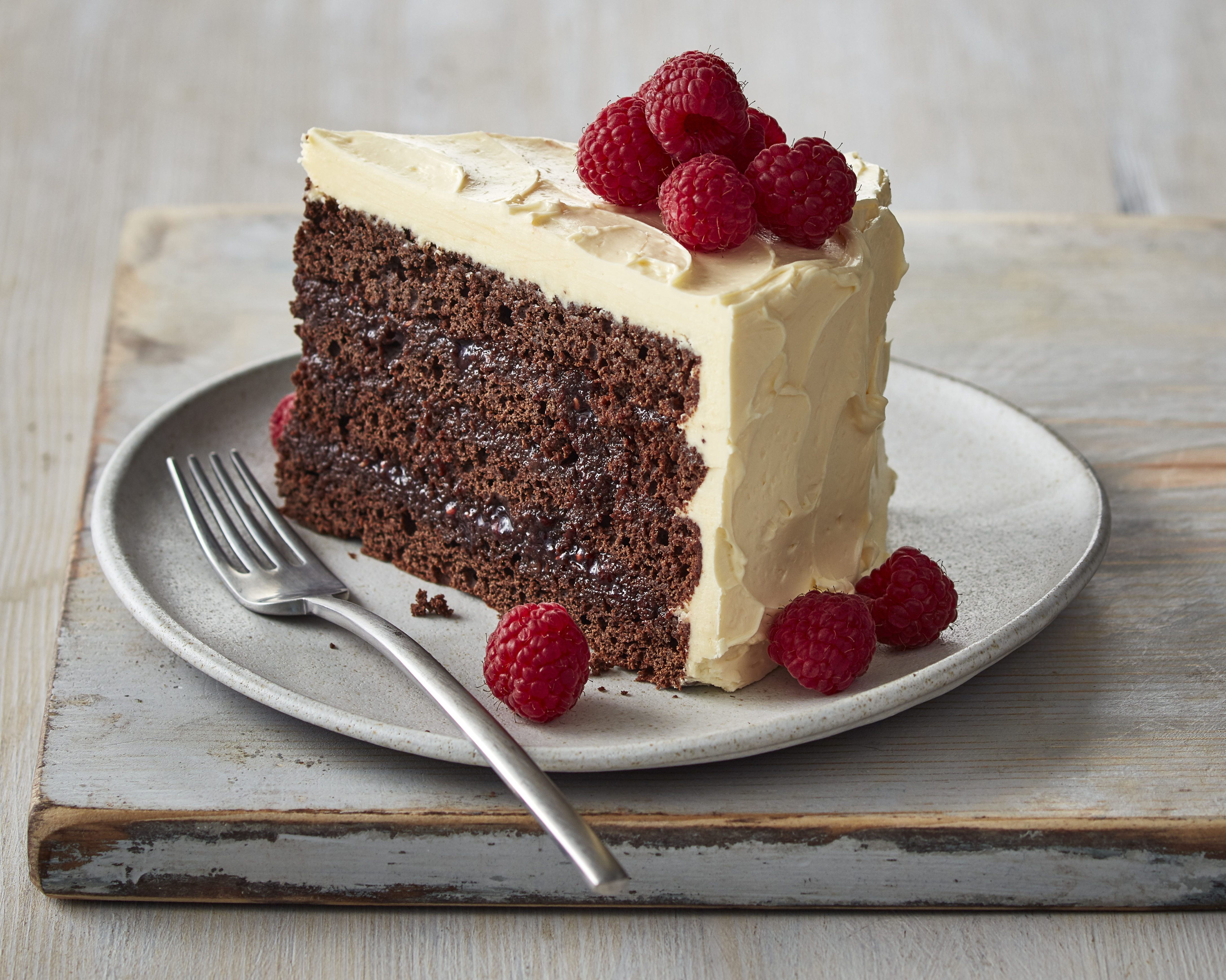 Chocolate-raspberry Cake
