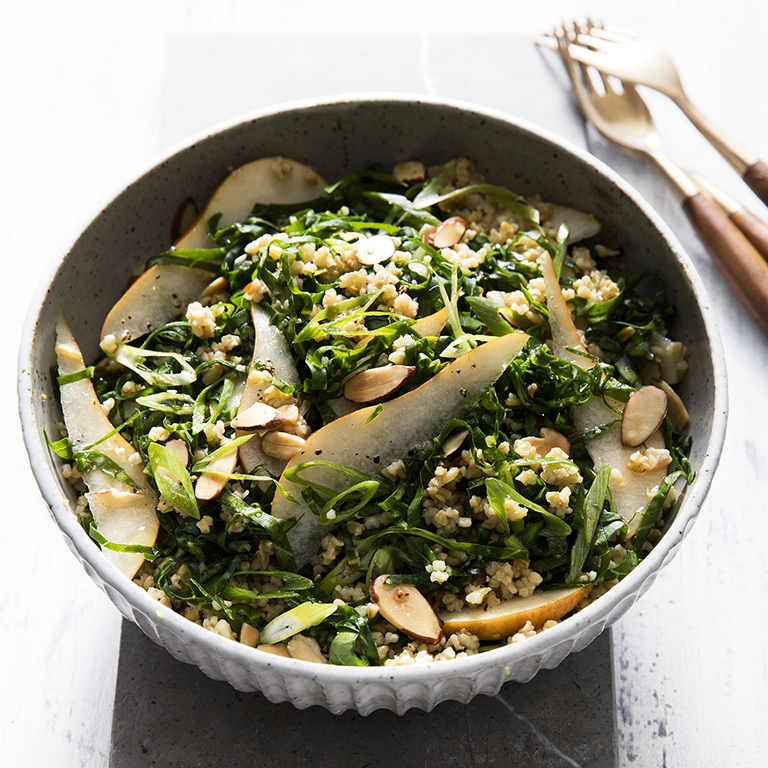 su-Collard Greens Salad with Freekeh Image