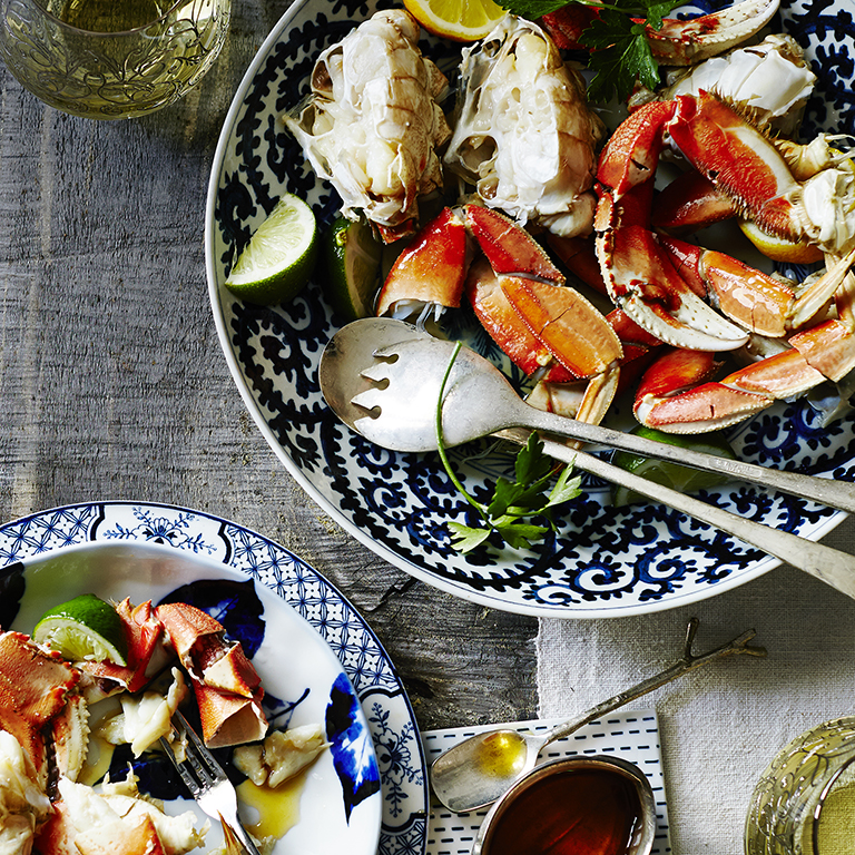 su-Cracked Crab with Butter and Citrus Image