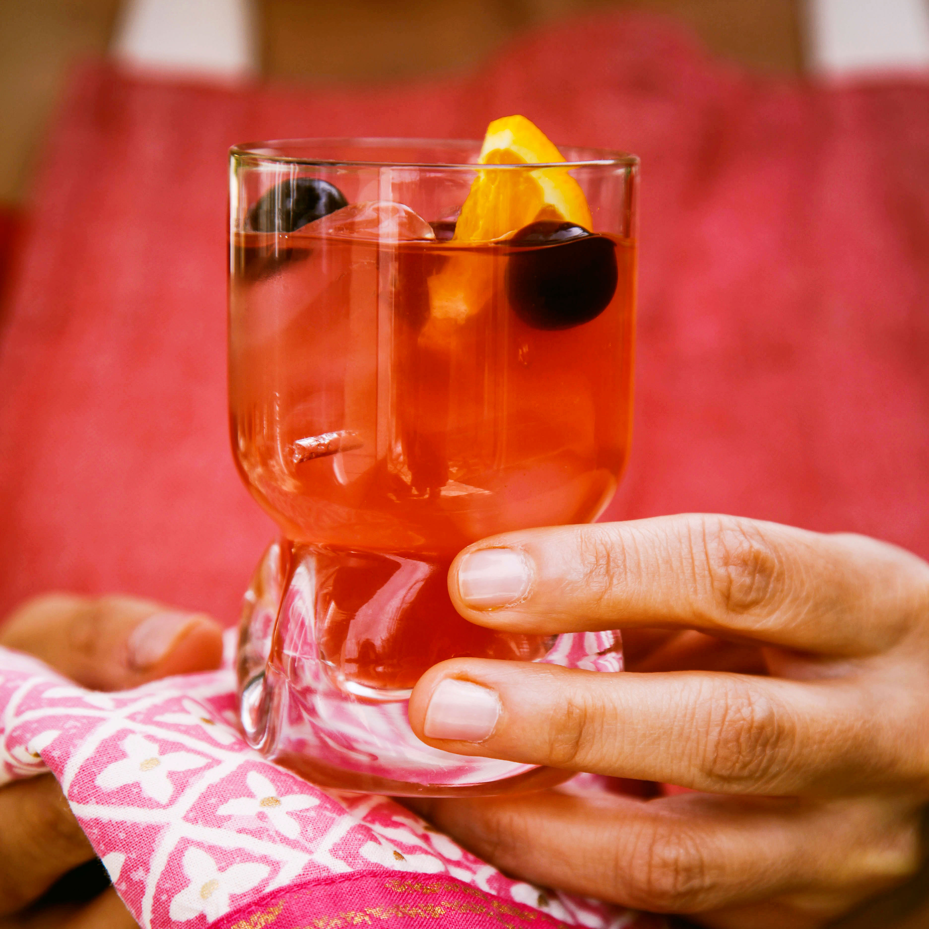 su-Cranberry Orange Rose Sharbat Image