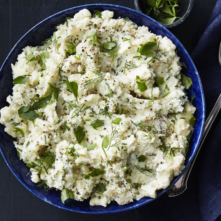 su-Herbed Greek Yogurt Mashed Potatoes Image