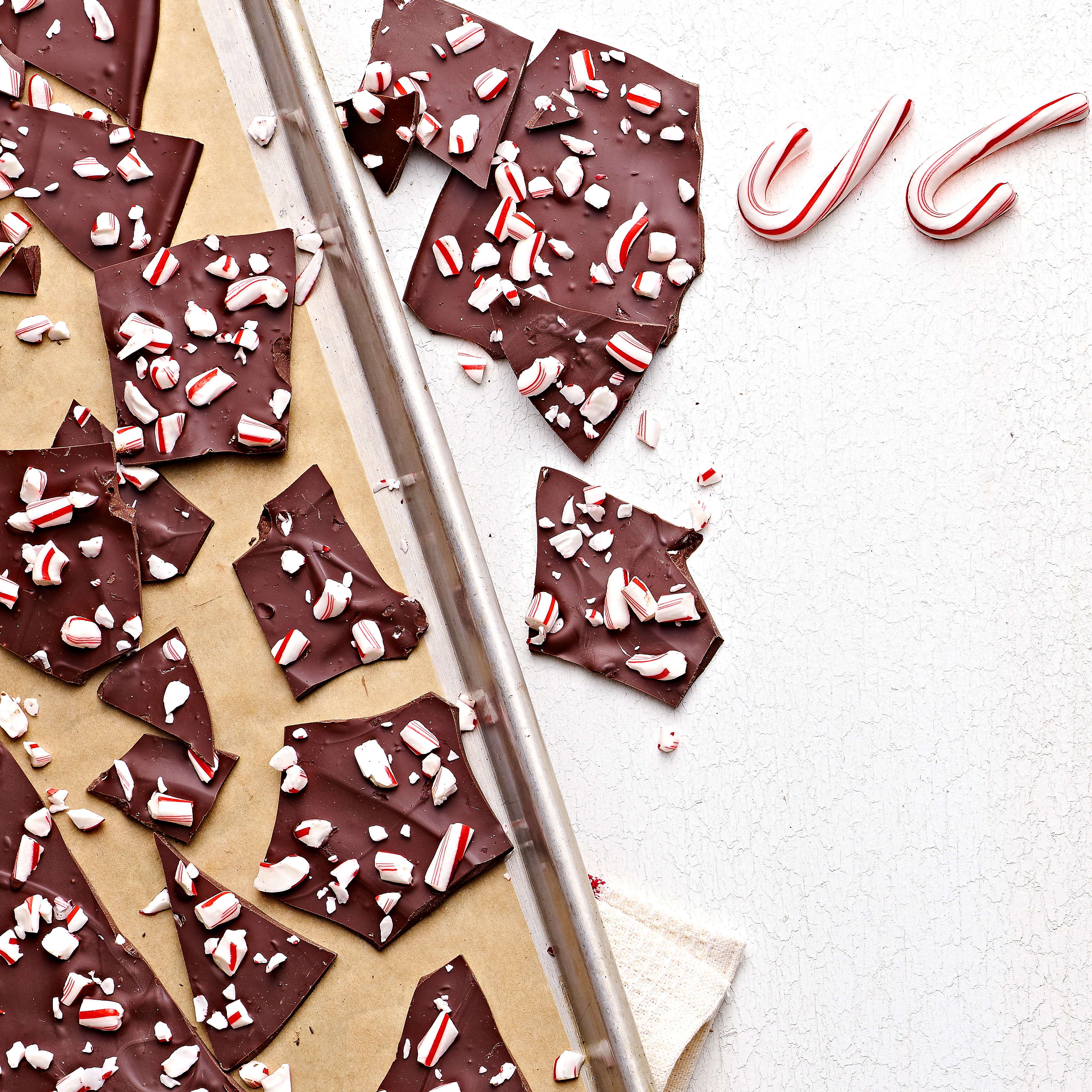 Dark Chocolate Peppermint Bark