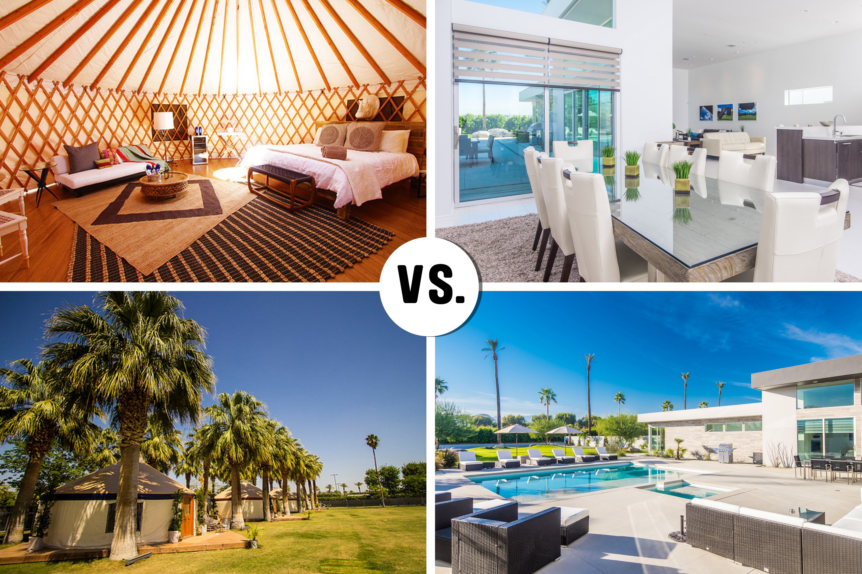 Pick Your Coachella Digs: A $25,000 Yurt or a $110,000 Mansion?