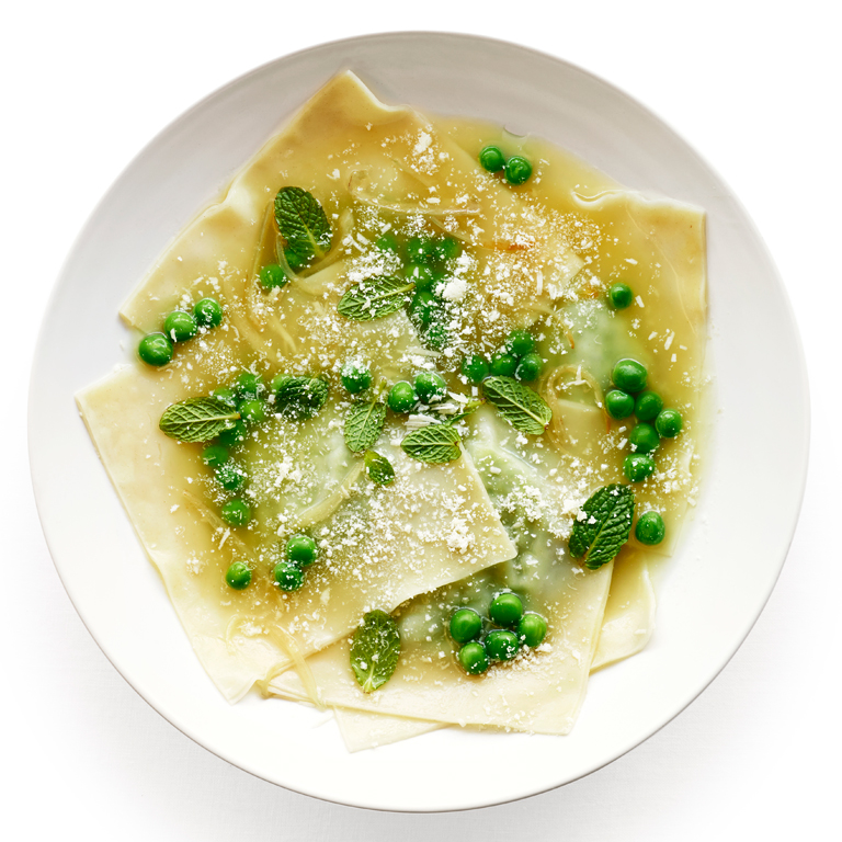 su-Pea and Fresh Mint Ravioli Image