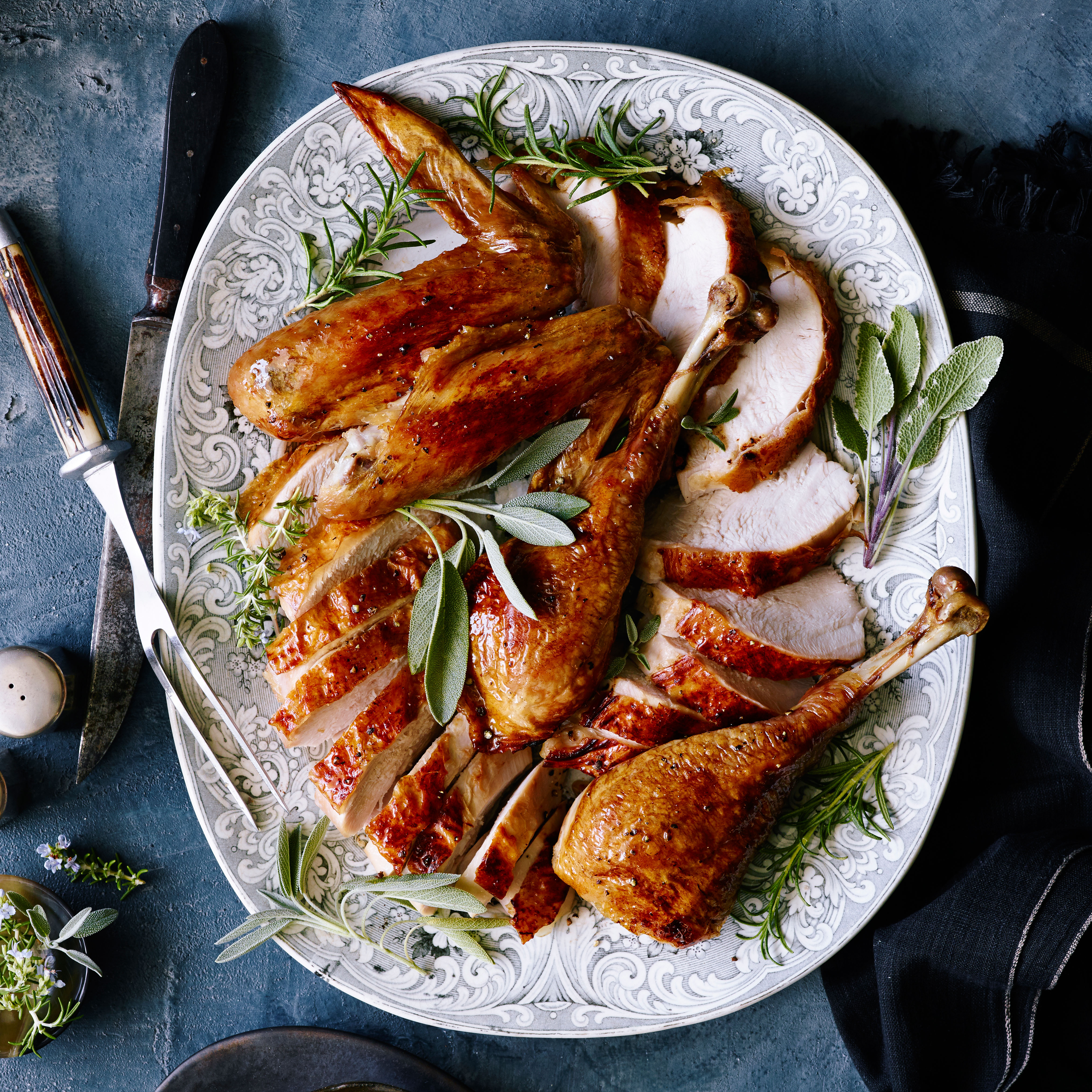 Brined and smoked Thanksgiving turkey from Heartlandia