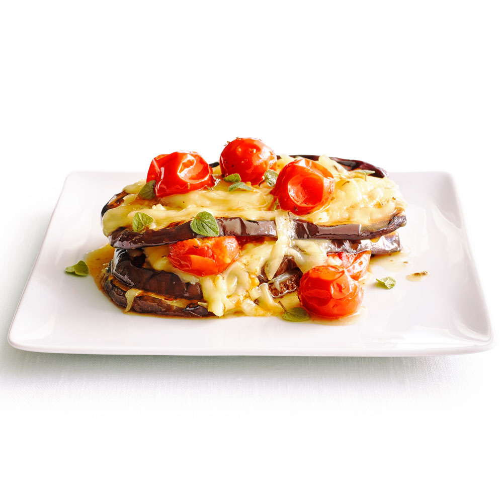 su-Grilled Eggplant with Cherry Tomatoes Image