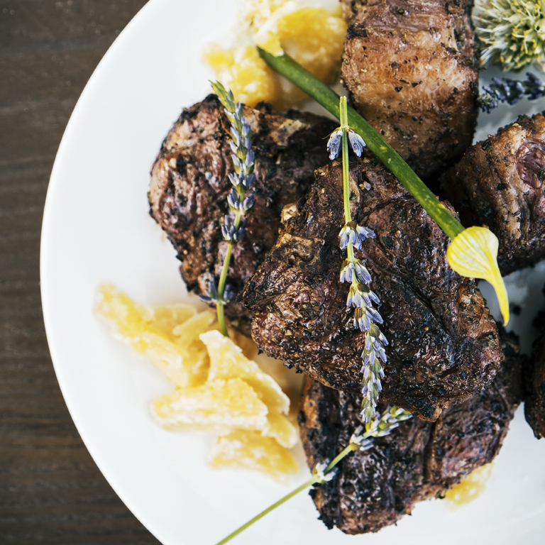 su-Grilled Lamb T-Bone Steaks Image