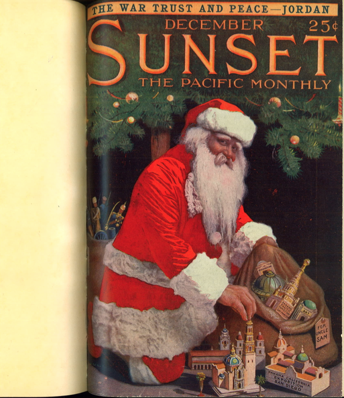 Sunset’s December Covers, from 1914 to 2014