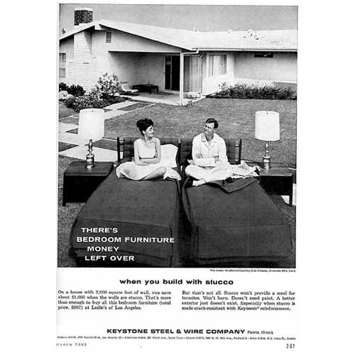 From the archive: “1963 ad for stucco”
