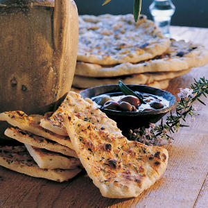 Aromatic flatbreads from the grill