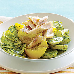 Smoked Trout and Veggie Salad