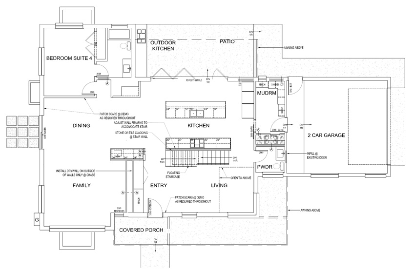 2015 Sunset Idea House Floor Plan - First Floor